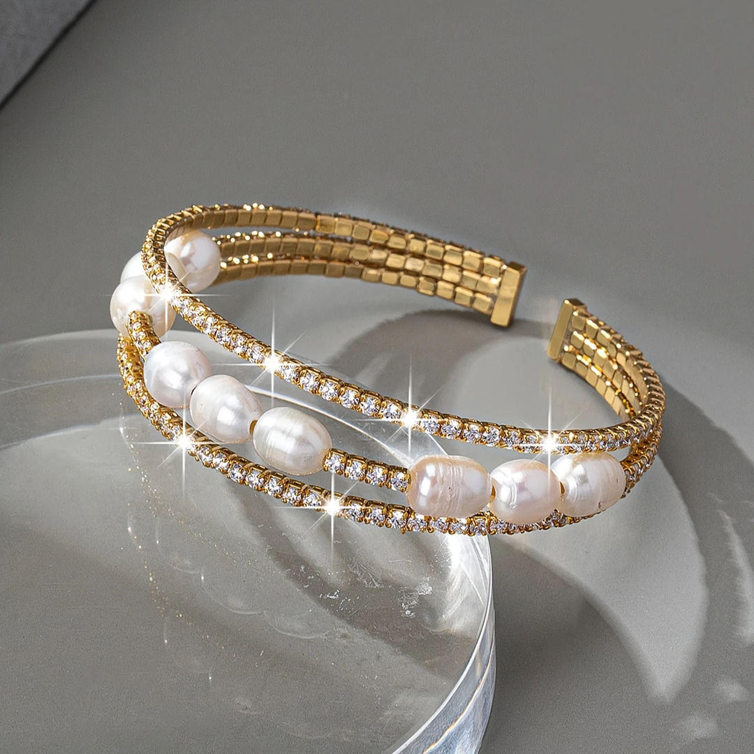 Bracelet en Or avec Perles