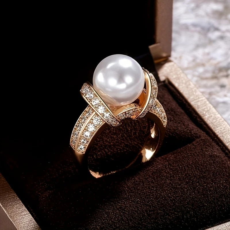Bague en Or Éclat de Perle