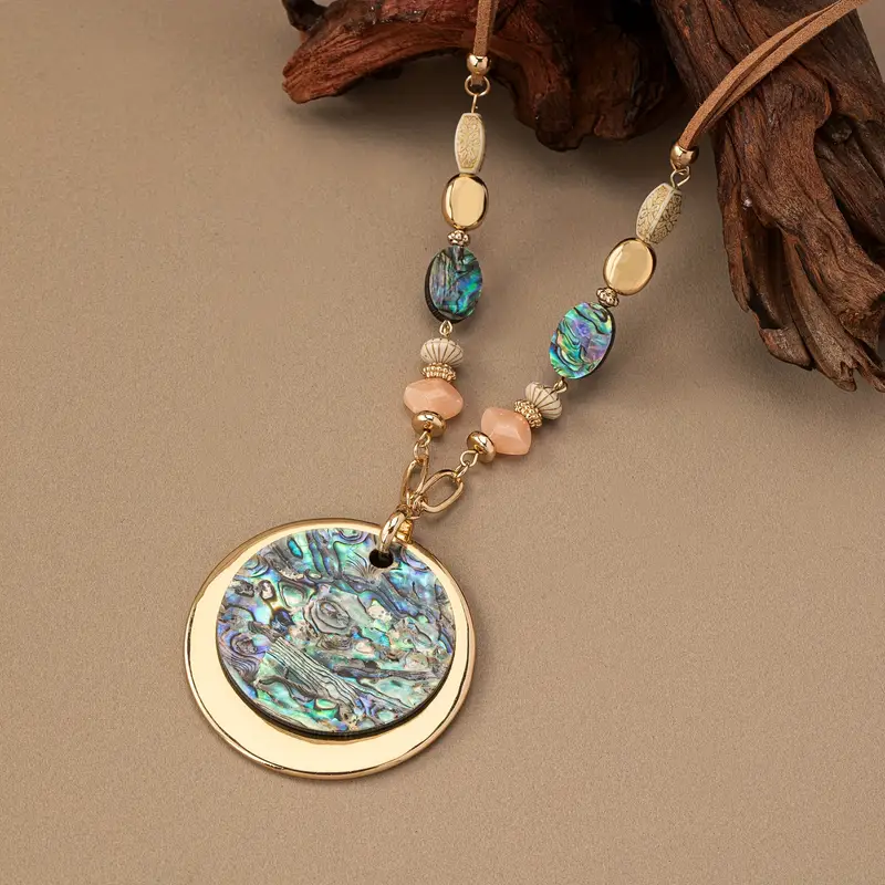 Collier Rond Doré Chromatique