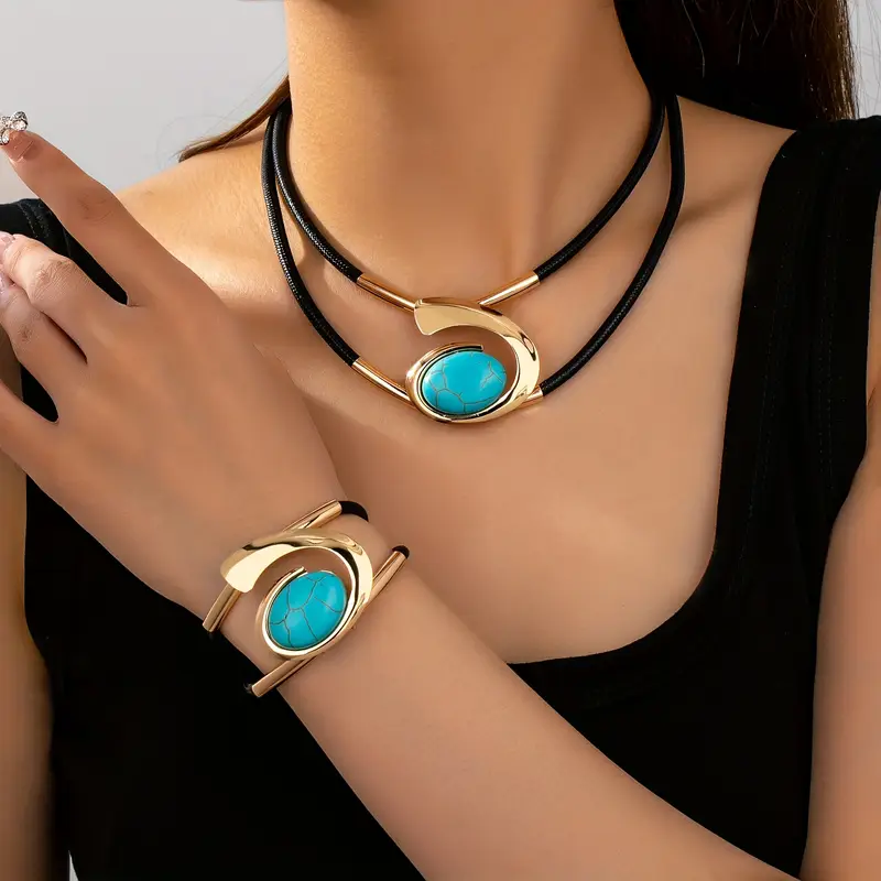Ensemble en Pierre Bleue Dorée
