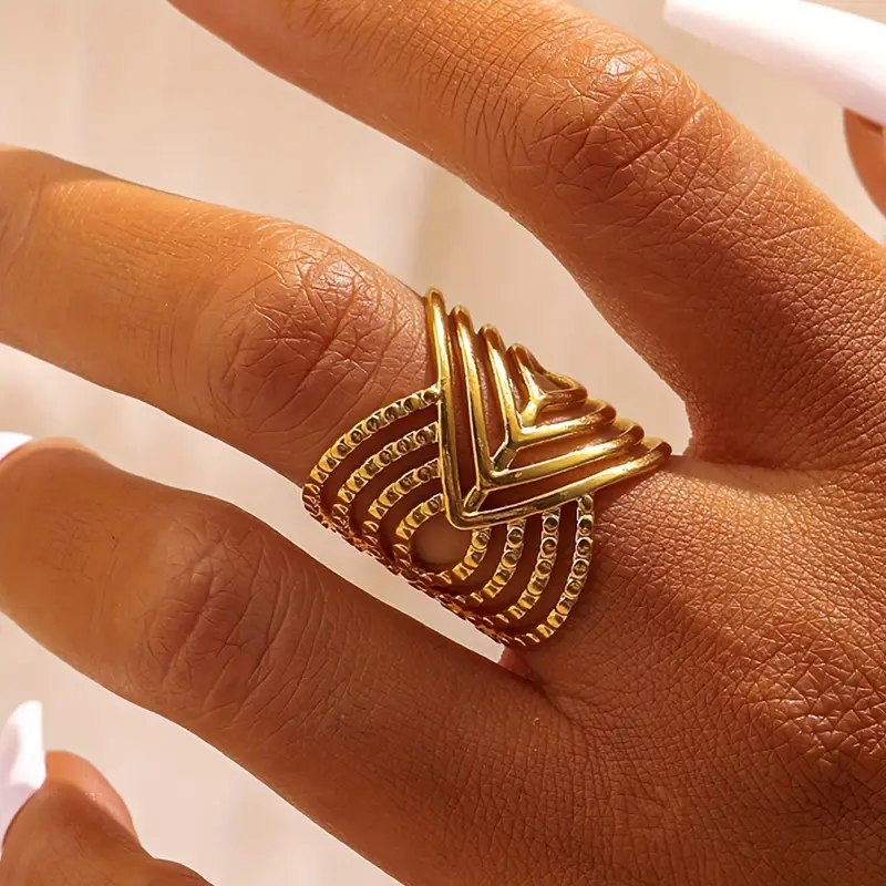 Bague en Or à Motif