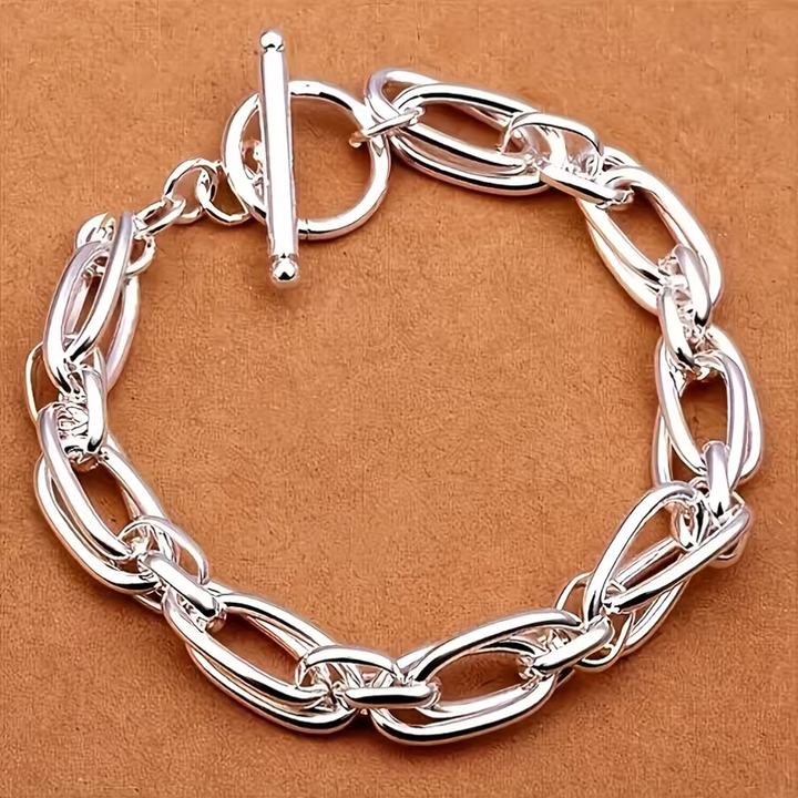 Bracelet en Argent avec Chaîne
