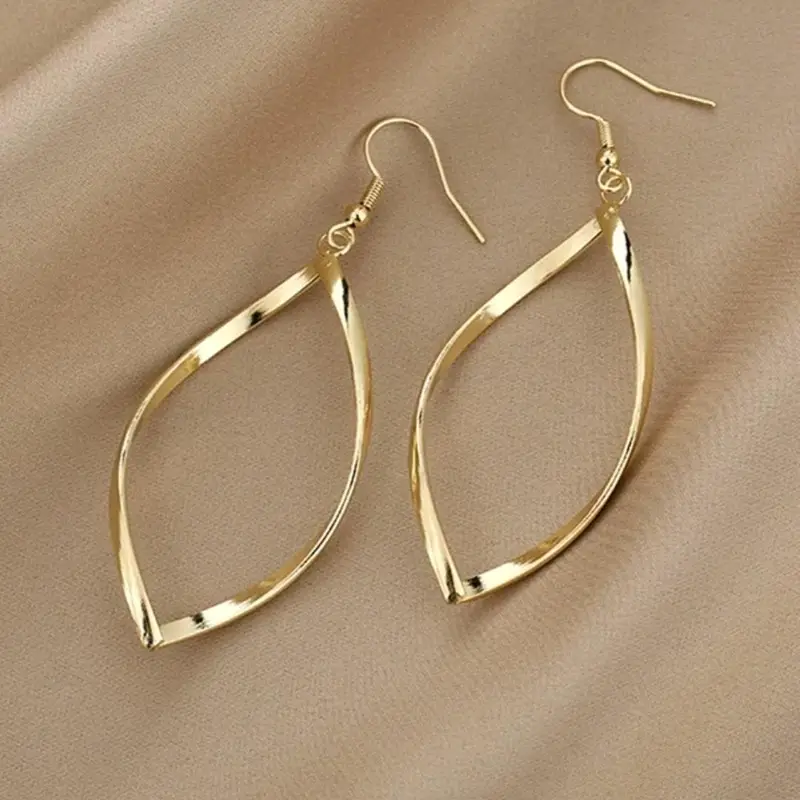 Boucles d'oreilles Vintage Dorées Luxe