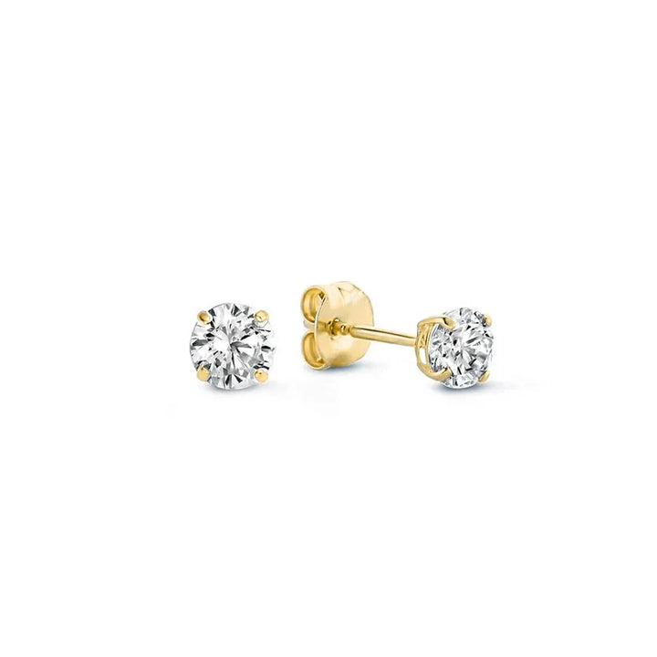 Boucles d'oreilles en pierre Larmes de Lune | Or