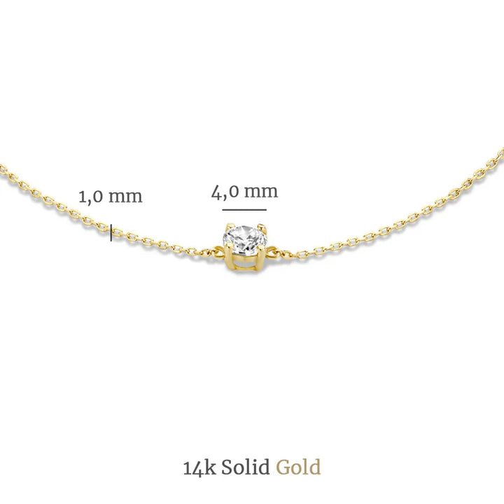 Ensemble de Pierres Zirconium Cléa | Or