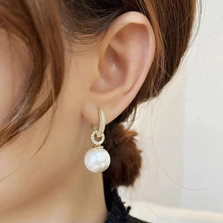 Boucles d'oreilles en perles éclatantes
