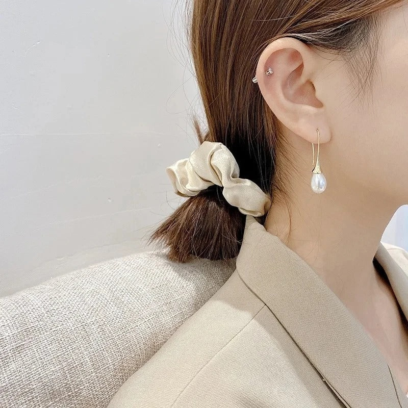 Boucles d'oreilles Élégance Classique en Perles