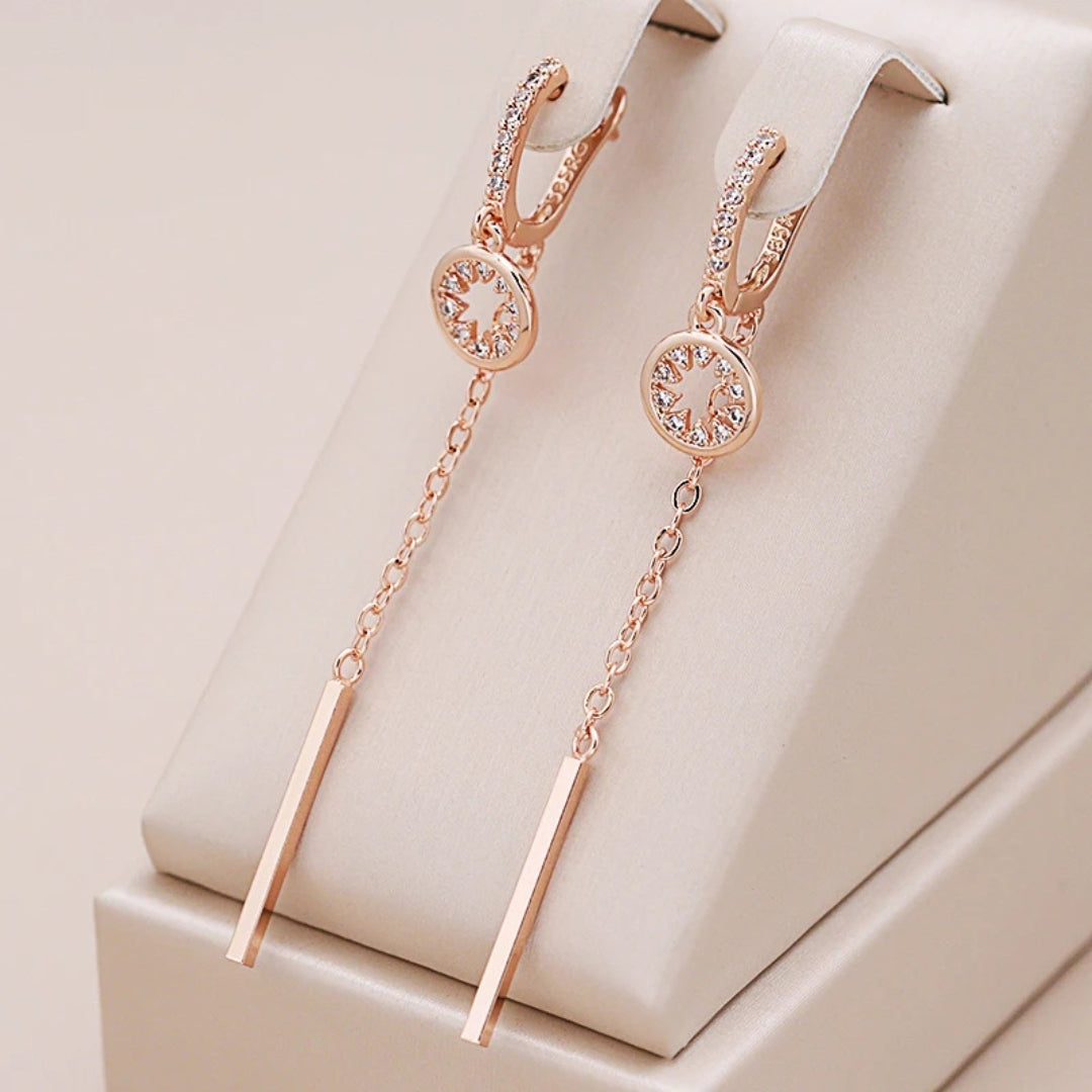 Boucles d'oreilles en or élégantes