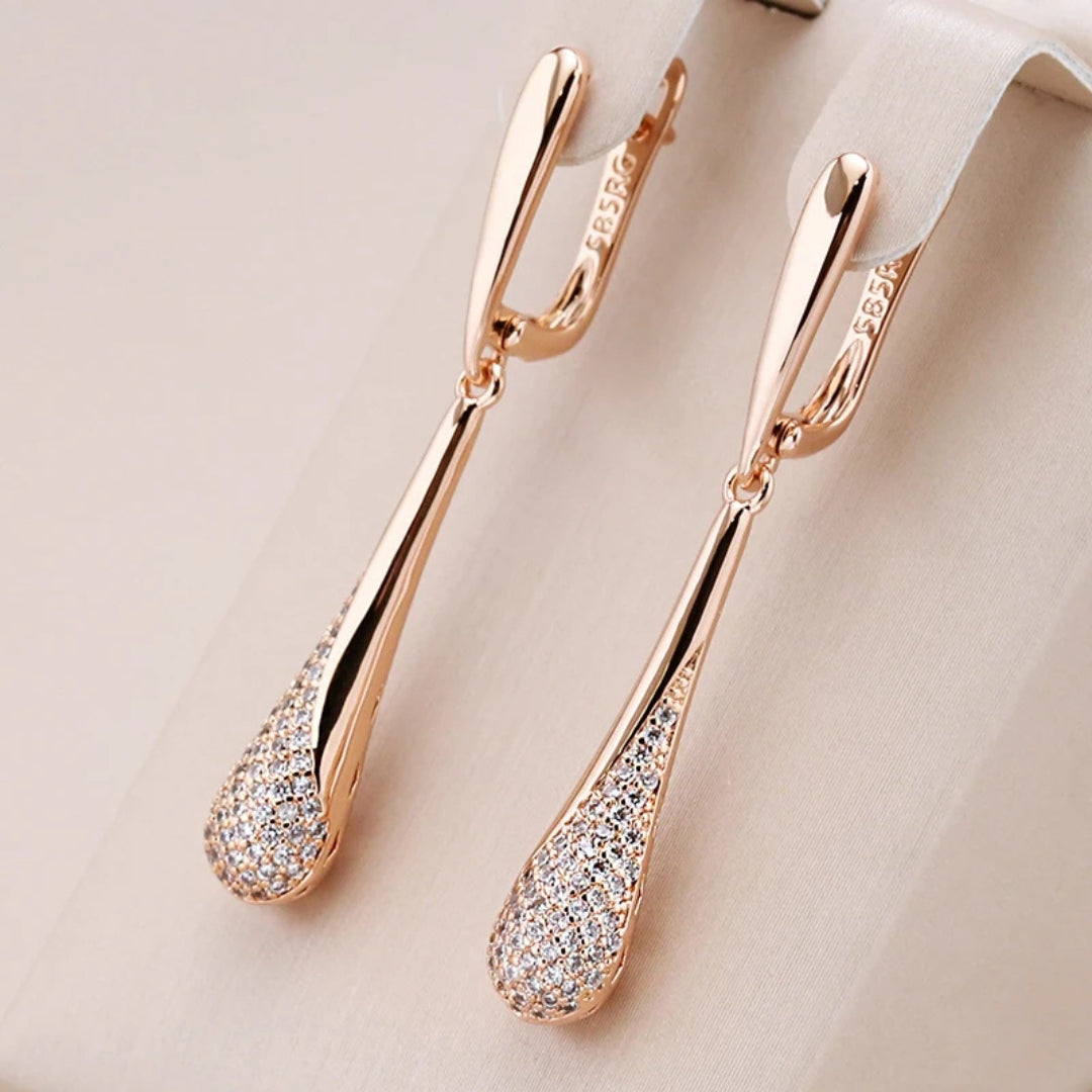 Boucles d'oreilles élégantes et lumineuses