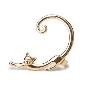 Boucles d'oreilles en argent de luxe pour chat