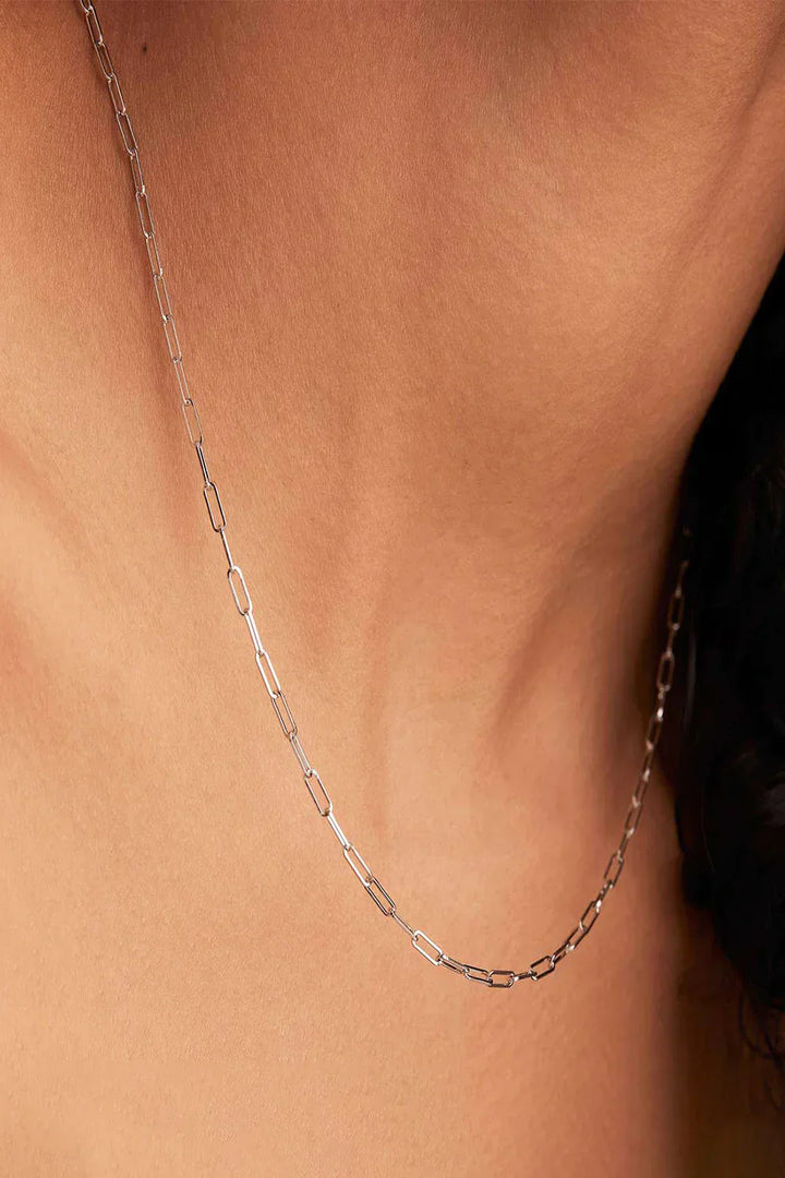 Collier en Chaîne Élégant Archen | Or Blanc
